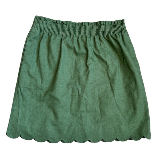 J. Crew Dresses & Skirts - Re-Imagined by J. Crew Linen/Cotton Blend Skirt Like New Size 10
